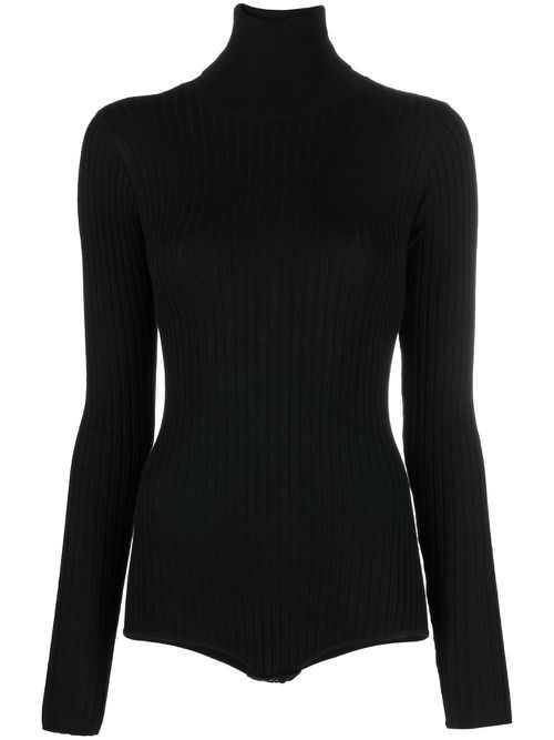 Ziggy crystal-embellished bodysuit - Black
