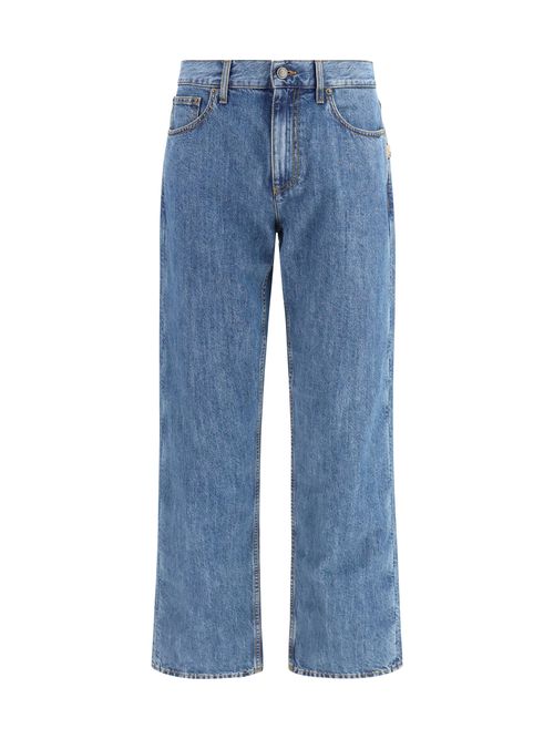 Straight Leg Jeans — Blue
