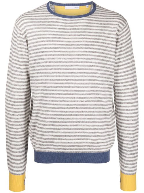The Maximilien striped sweatshirt - White