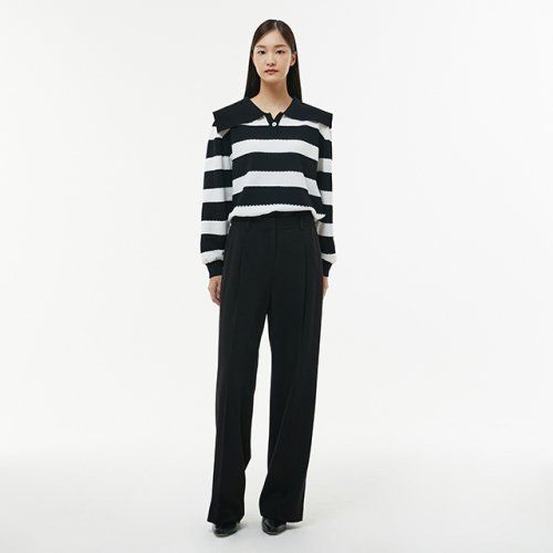 One-Tuck Semi-Wide Pants AP3WP869 