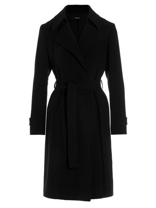 Theory Oaklane Trench Belted Coat