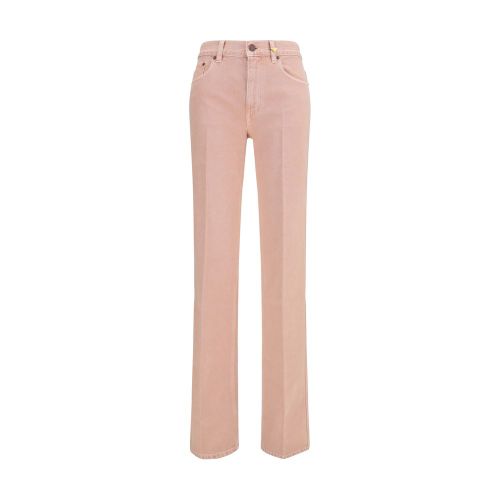 Garment-Dyed Organic Cotton Jeans — Pink