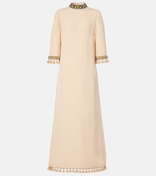 Cady Couture embellished silk gown
