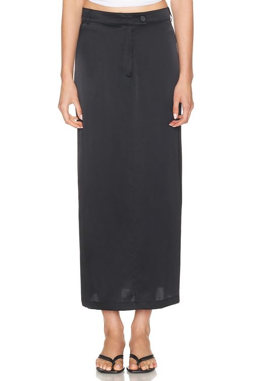SABLYN Posey Maxi Trouser Skirt in Black - Black.  XS also in L