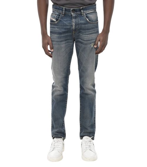 Blue Mid Rise Jeans
