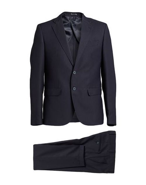 Man Suit Midnight blue Size 38 Polyester, Viscose, Elastane
