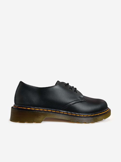 Girls 1461 Softy T Leather Shoes in Black EU 37 UK 4 By Childsplay Clothing