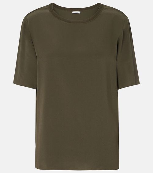 Rubin silk crêpe T-shirt