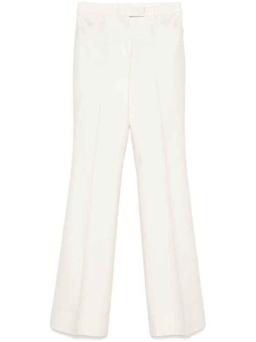 Twill-weave tailored trousers - Neutrals