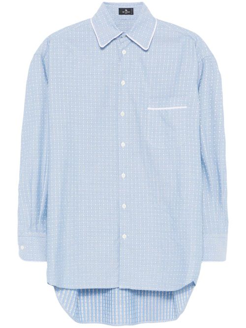 Jacquard shirt - Blue