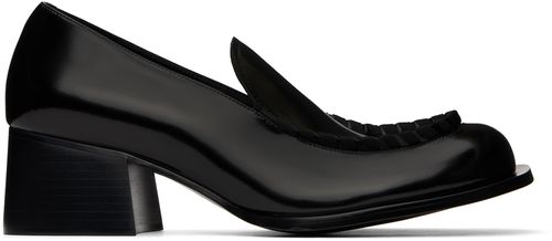 Untitlab® Black Block Loafers