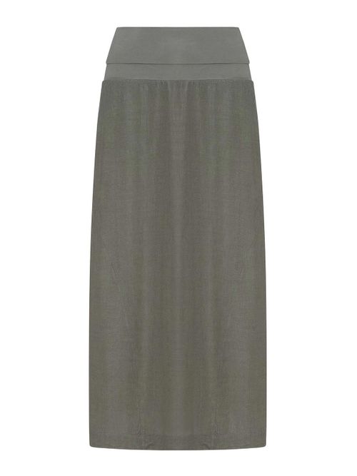 Midi Skirt In Linen Blend