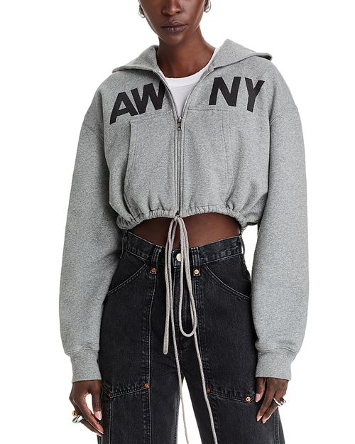 Alexanderwang. t Logo Zip Hoodie