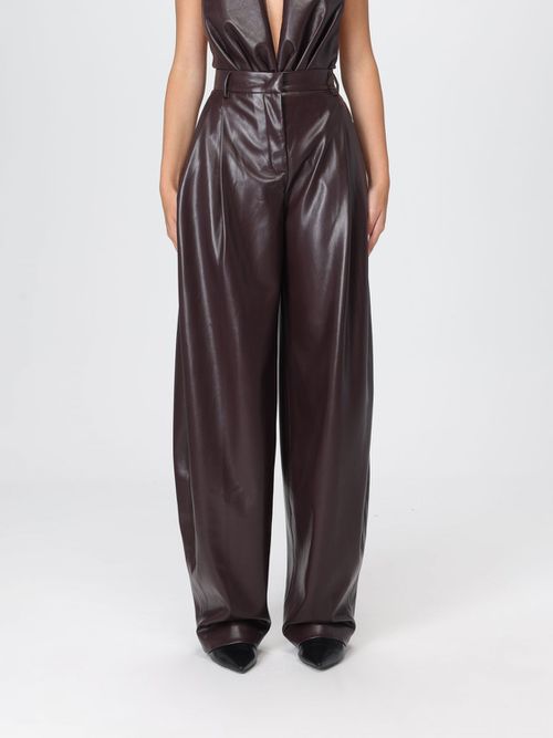 Pants Woman color Wine