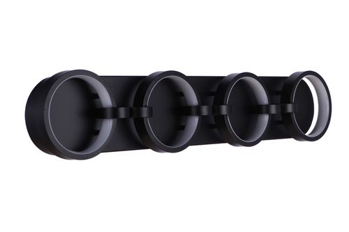 Flat Black LED Vanity from the Context Collection