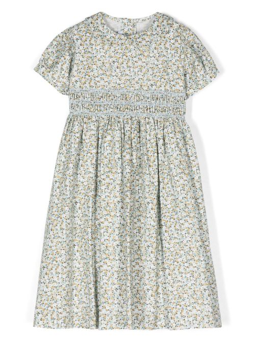 Floral-print dress - Blue
