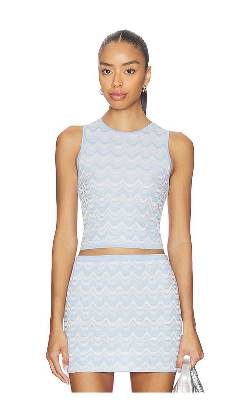 DEVON WINDSOR x REVOLVE Lata Top in Baby Blue. XS. Also in S, M