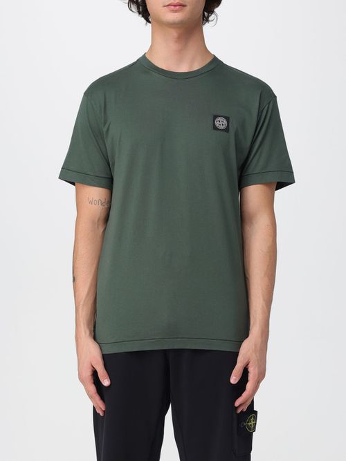 T-Shirt Men color Green