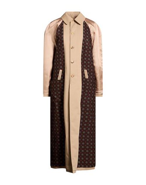 Woman Overcoat & Trench Coat Camel Size 4 Cotton, Wool, Silk, Acetate, Viscose