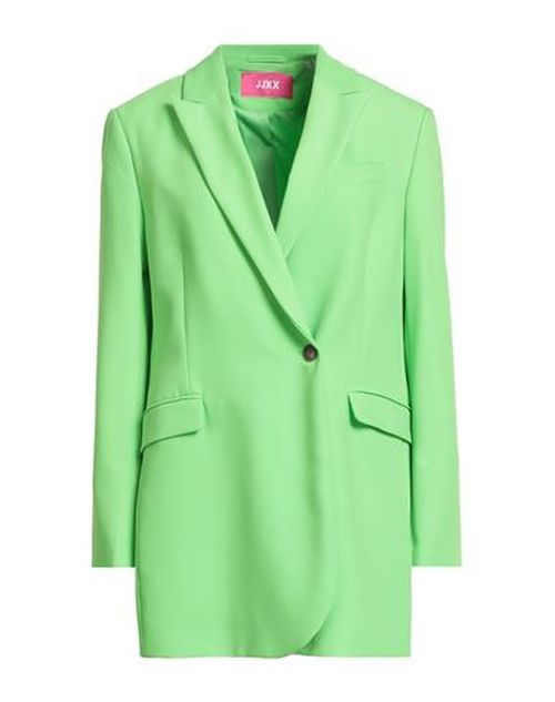Woman Blazer Lime green Size M Recycled polyester, Viscose, Elastane