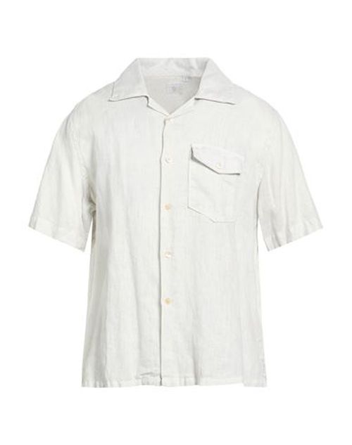 Platinum Man Shirt Light grey Size L Linen