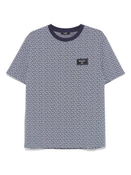 Balmain Crush Capsole T-shirt - Blue