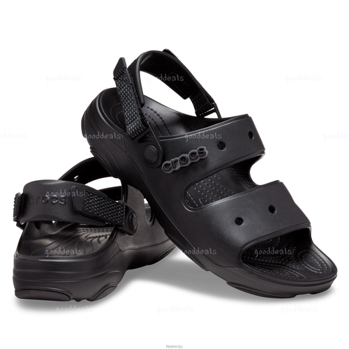 Crocs 크록스 클래식 올터레인 샌들 블랙