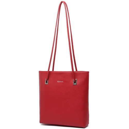 Raffaella Women's Slim tote shoulder bag in Red