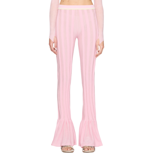 Isa Boulder Pleatflare Pants in Pink