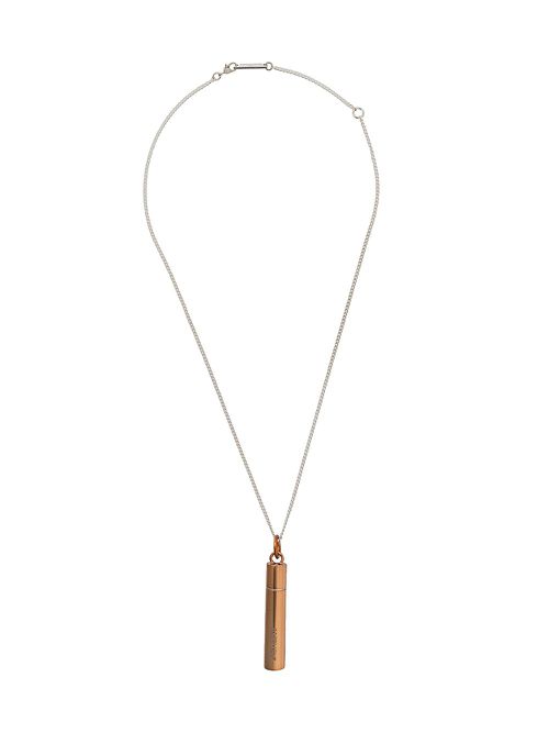 Bar case necklace - Silver