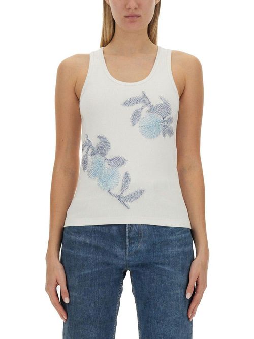 Embroidered Tank Top