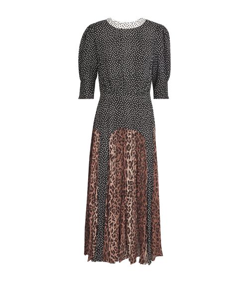 Printed Meg Midi Dress