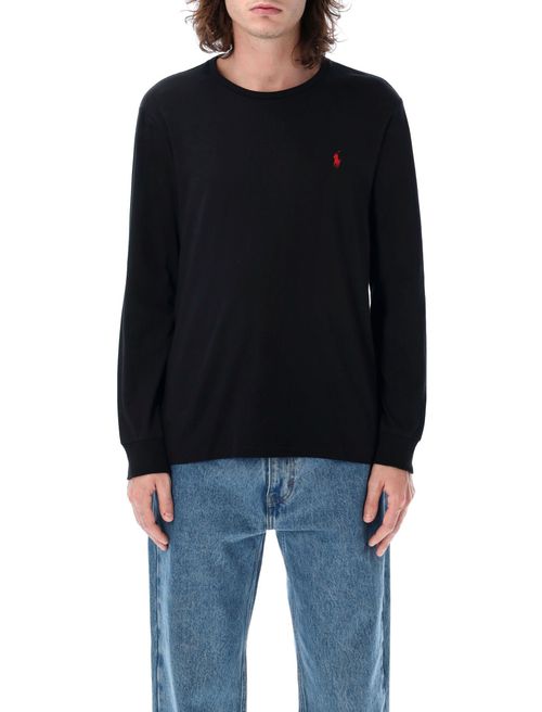 Black Crewneck Logo T-Shirt
