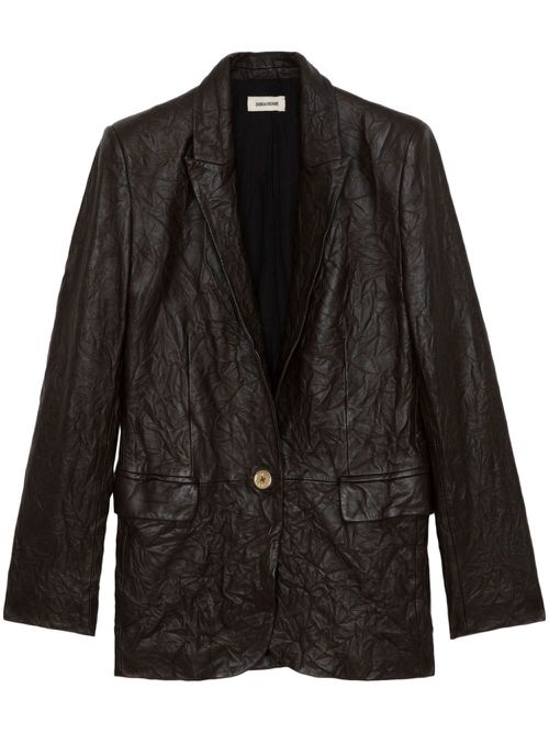 Verys Fróisse leather jacket - Brown