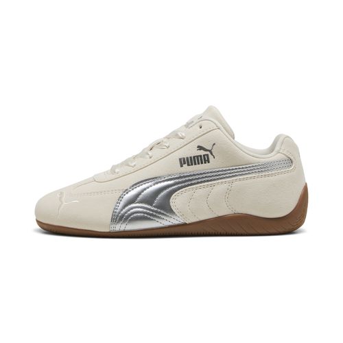PUMA Speedcat Metallic Big Kids' Easy On Sneakers in White