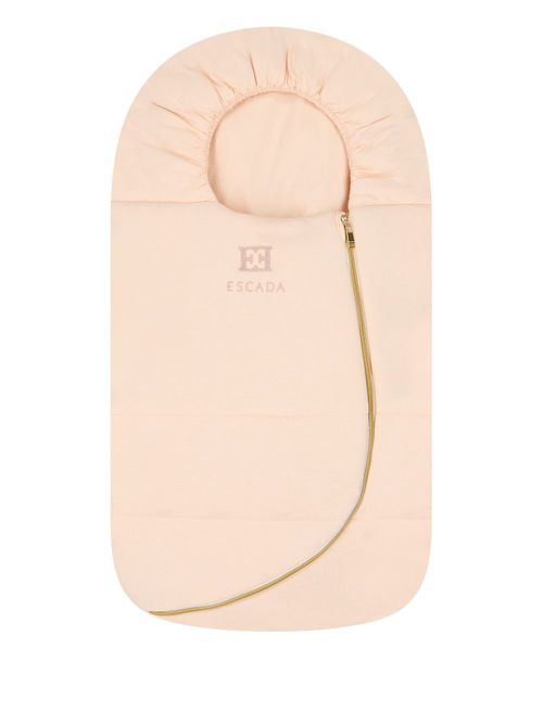 Logo-embroidered sleep bag - Pink