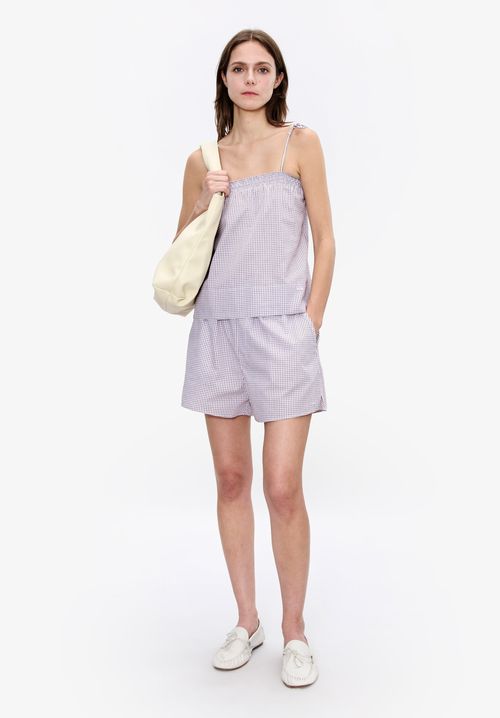 A. P.C. Women's Ava shorts Size: 34 in Dark chestnut brown