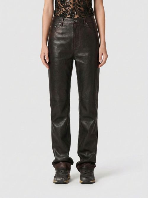 Pants Woman color Burnt