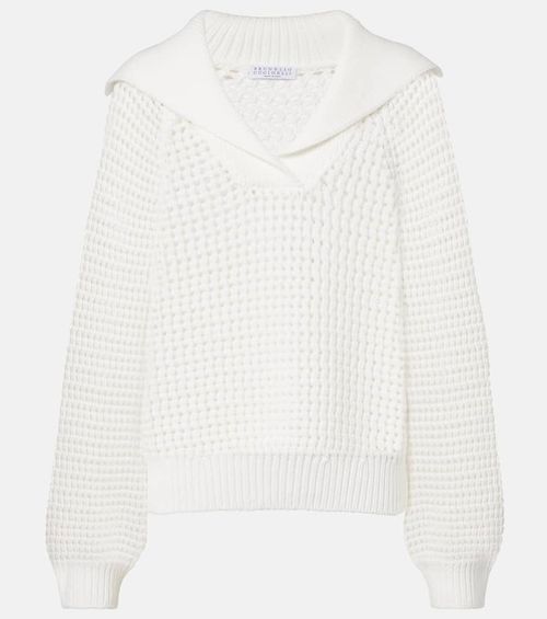 Cotton-blend sweater