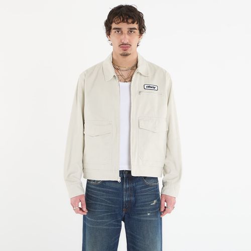 Jacket OBEY Walter Work Jacket Silver Birch Faded Wash