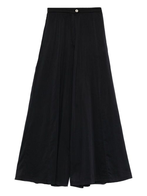 Voile cotton and silk trousers