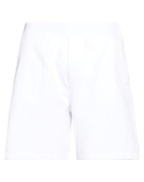 Man Shorts & Bermuda Shorts White Size M Cotton