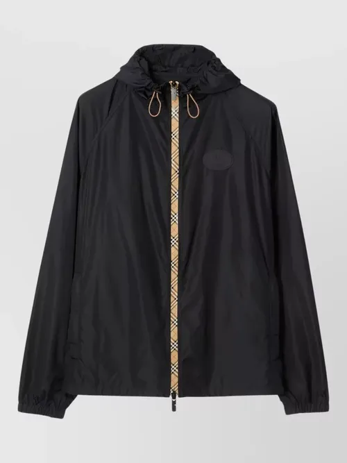 Burberry - hooded relaxed-fit jacket