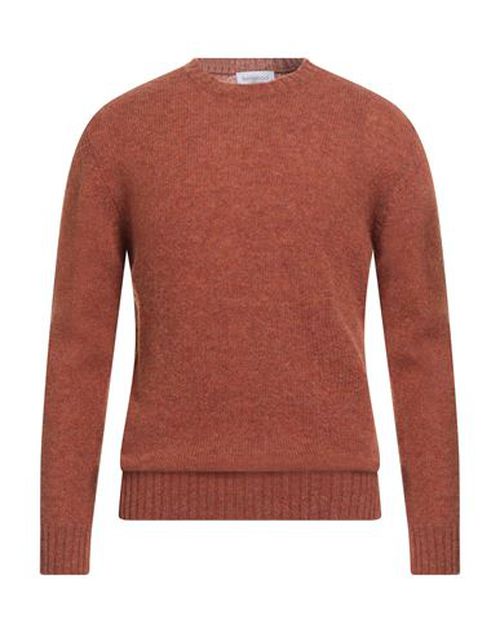 Man Sweater Rust Size 40 Virgin Wool