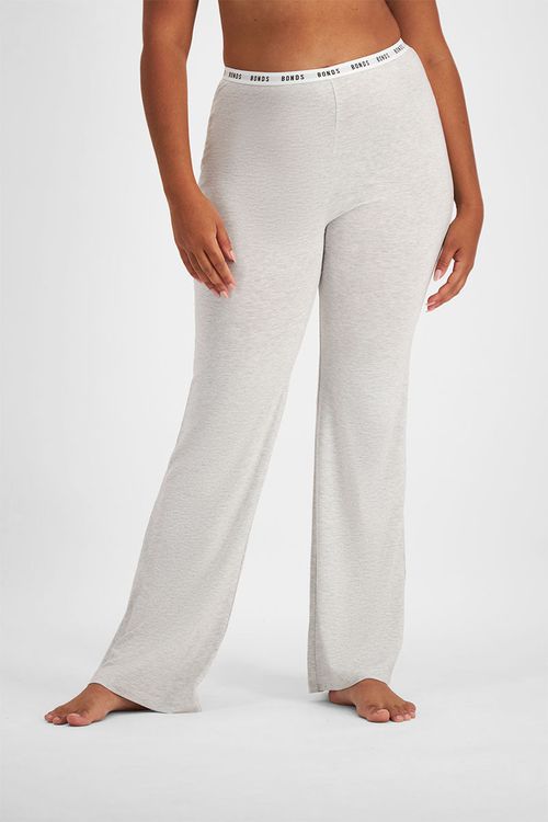 Sleep Viscose Bamboo Blend Flare Pant in Cloudy Marle