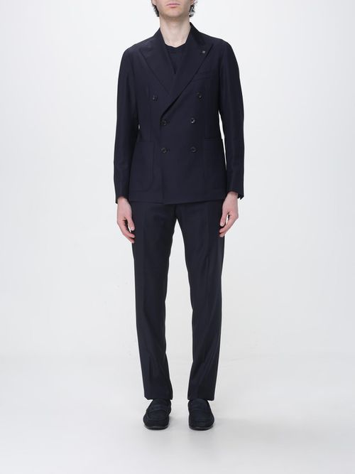 Suit Men color Blue
