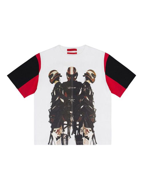 KUSIKOHC Moto Men T-shirt - White
