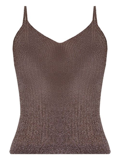 Marion knit tank top - Brown