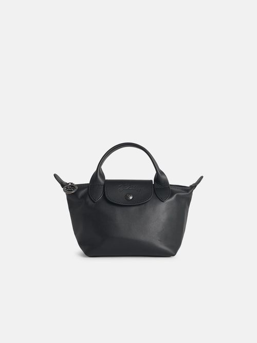 Bag With Black Leather 'Xs Le Pliage Xtra' Handle
