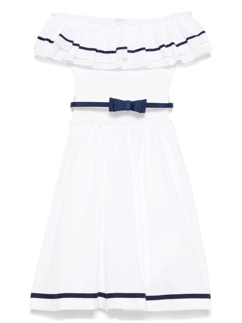 Belted dress - White